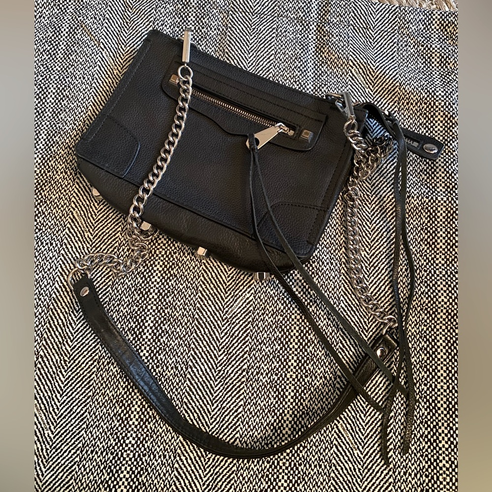 Rebecca Minkoff - Black Saddle Crossbody Bag